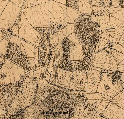 map of gettysburg